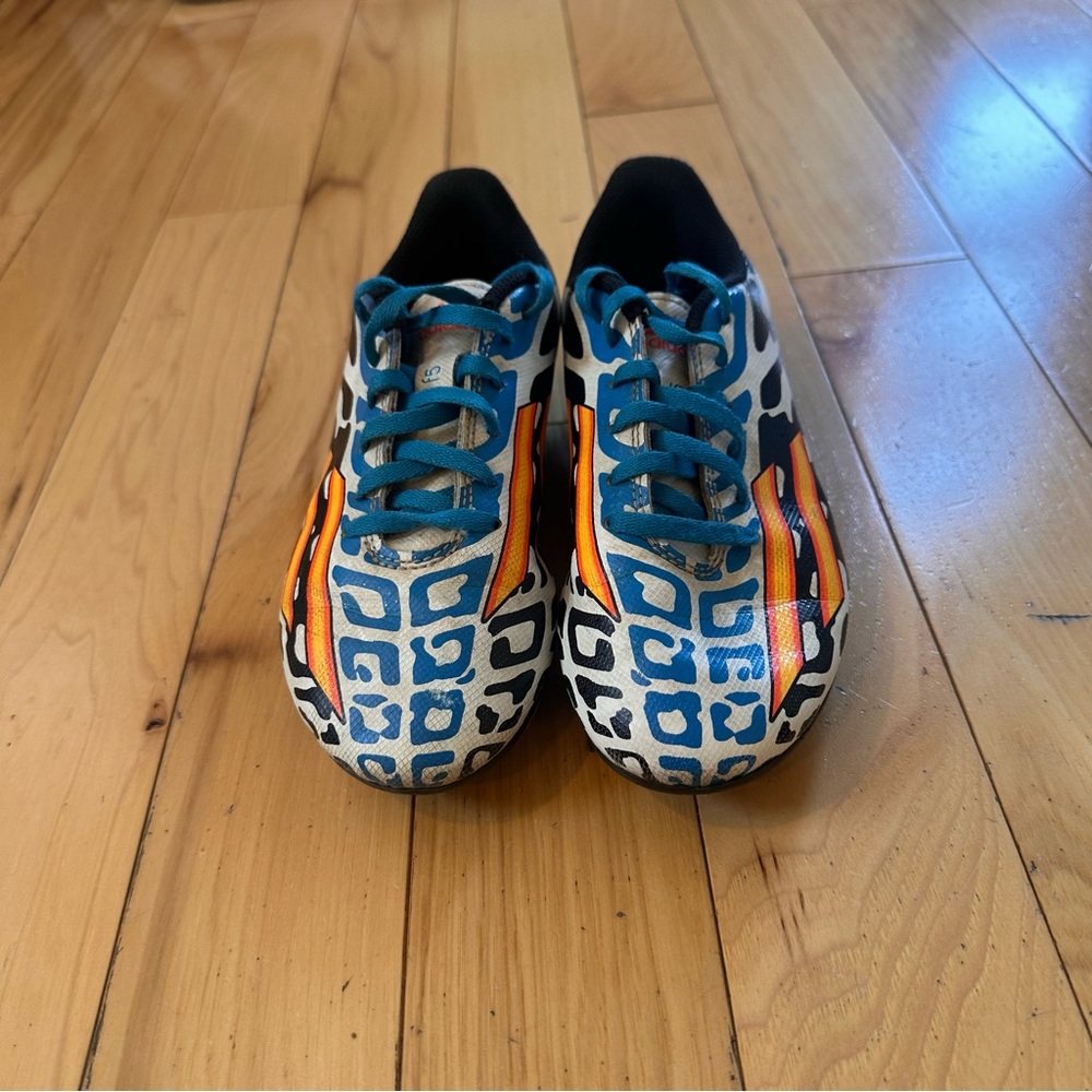 Adidas Kids' Patterned Sports cleats - Blue and Orange